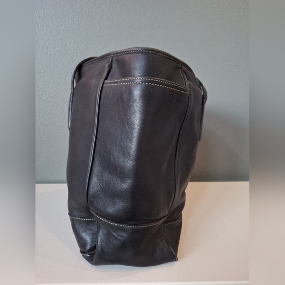 Vintage Coach Black Large Hampton Tote 5098 - Picture 4 of 13